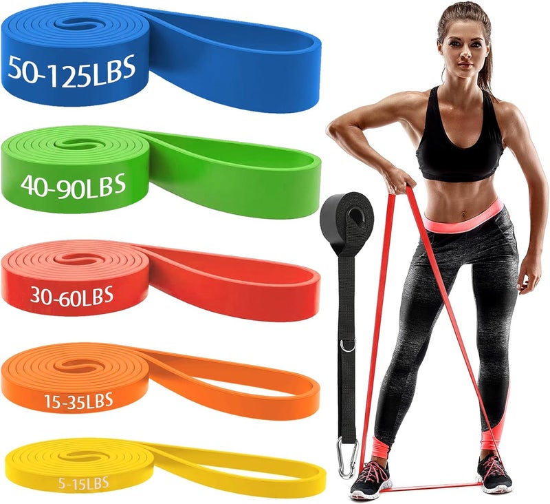 CINE Resistance Bands for Working Out, Pull Up Assist Bands Set, Workout for Women and Men, Exercise Bands,Training, Plasticity, Physical Therapy at Home/Gym - Image 1